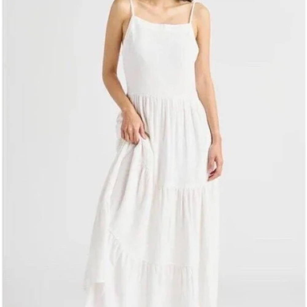 Splendid Myla White Day Maxi Dress